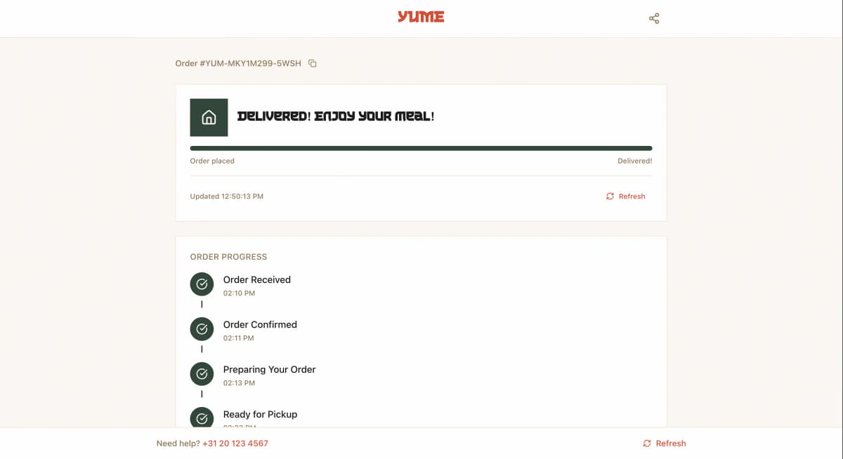 Order Tracking